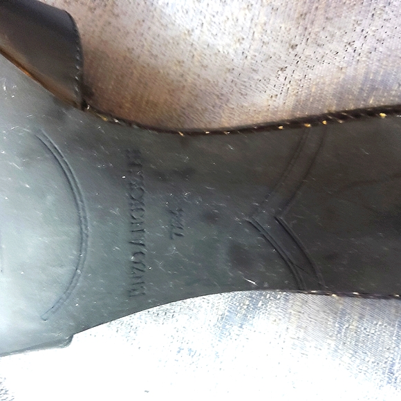 Enzo Angiolini VINTAGE sandal peep toe pumps snake design in gold Italian shoes - Picture 9 of 12